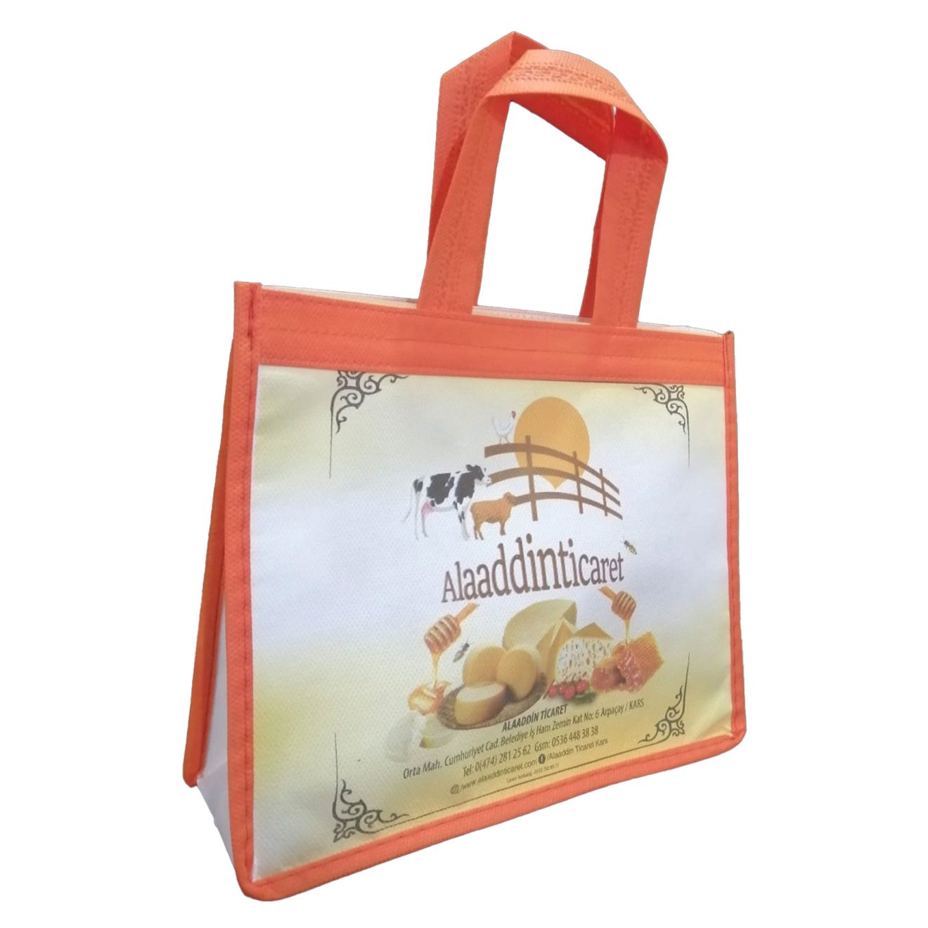 Wholesale Joblot – 1400 Non-Woven Party Bags, 22x30 Cm, Orange, Bulk Clearance
